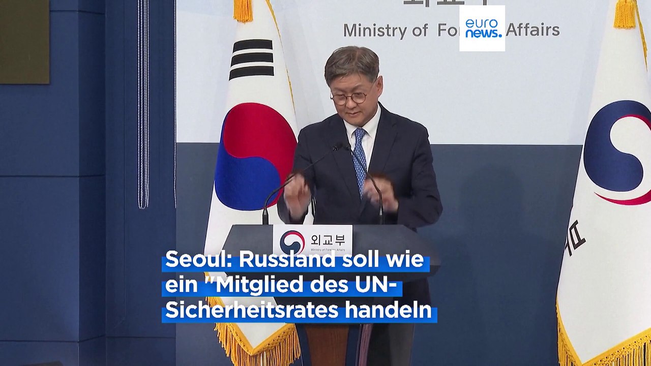 Seoul warnt Putin und Russland vor enger Partnerschaft mit Nordkorea
