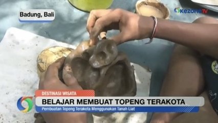 Serunya Mengisi Liburan Sekolah dengan Membuat Topeng Terakota