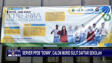 Server PPDB 'Down' di Depok, Orangtua Khawatir Anaknya Tak Diterima Masuk Sekolah