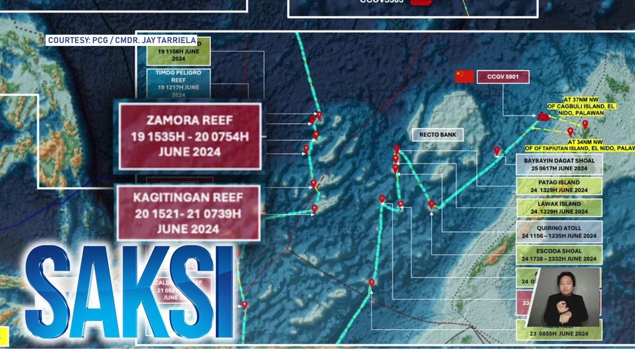 "Monster" ship ng CCG, pabalik nang China matapos mag-ikot sa EEZ ng Pilipinas | Saksi