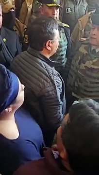 Arce frente a Zúñiga: Revelan nuevo video del encontrón de ambos al ingreso a Palacio Quemado