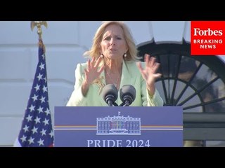 First Lady Dr. Jill Biden Says LGBTQ+ Community Is 'Under Attack' At Pride Event
