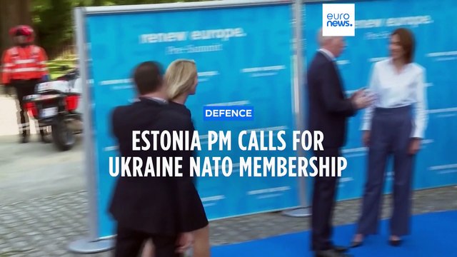 Ukraine's NATO membership is 'our duty', Estonian PM Kallas says
