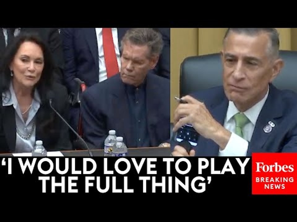 Darrell Issa Plays 'Where That Came From' During Hearing That Randy Travis Was Attending