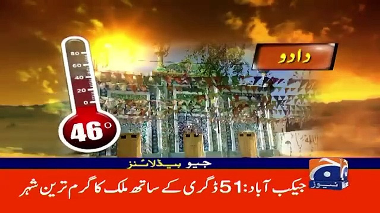 Heat Wave Alert - Weather Updates in Pakistan _ Geo News at 8 PM Headlines _ 24th June 2024 874 (360p)