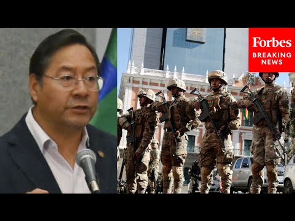 BREAKING: President Of Bolivia Luis Acre Delivers Message To The Nation Amid Ongoing Military Coup