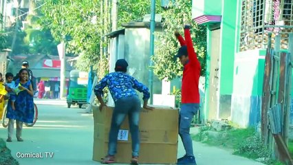 Box Warping Prank - So Funny Reaction - Try To Not Lough - By - ComicaL TV
