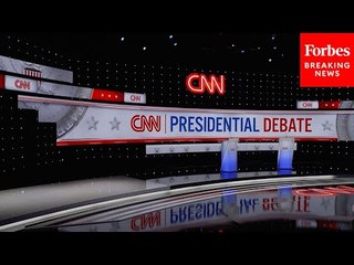 TAKE A LOOK: CNN Releases Look Of Stage For Tomorrow’s Presidential Debate Between Biden And Trump