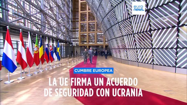Volodímir Zelenski firma un nuevo acuerdo de seguridad con la Unión Europea