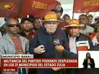 Integrantes del Partido Podemos se despliegan en los 21 mcpios. del estado Zulia