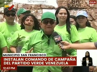 Zulia | Partido Verde de Venezuela instaló comando de campaña para las próximas elecciones del 28J