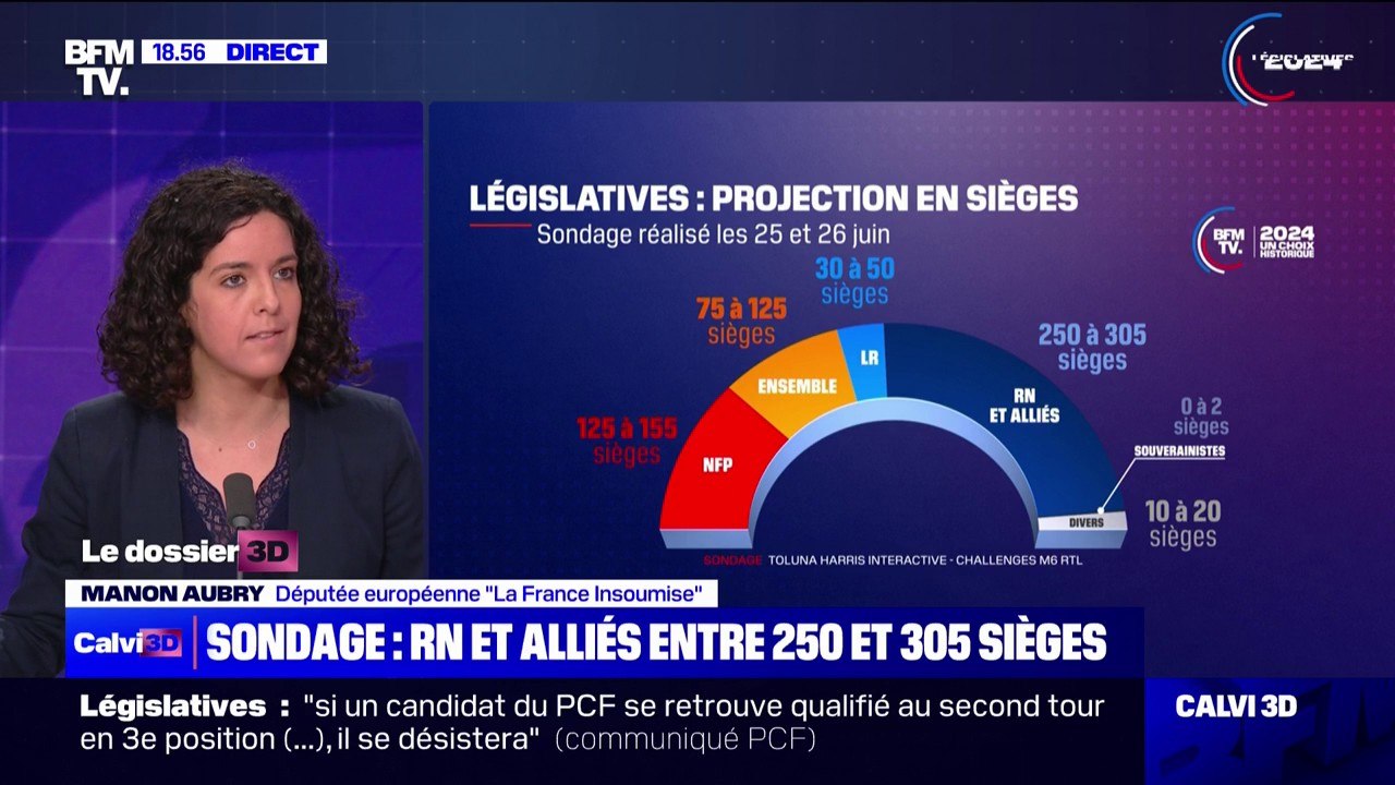 Manon Aubry (LFI): "Notre priorité est de mobiliser toutes celles et tous ceux qui croient que l'apaisement dans notre société, ça ne passe pas par le racisme et la division des Français"