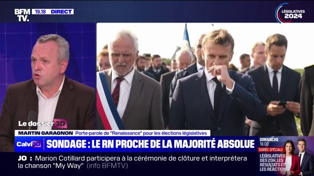 Législatives: pour Martin Garagnon, porte-parole de Renaissance, les programmes du RN et du NFP mènent au chaos notre pays