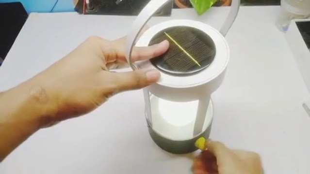 How to make Solar charging emergency light