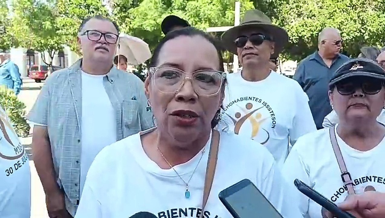 Estela Mar, dirigente del Movimiento 30 de Julio de jubilados y pensionados de Isssteson