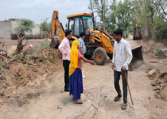 भौरंगी धाम गोशाला के रास्तें से अतिक्रमण हटाया, दो जेसीबी से किया ध्वस्त....देखें यह वीडियो