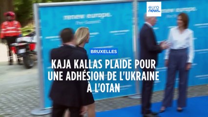 L'adhésion de l'Ukraine à l'OTAN est "notre devoir", déclare Kaja Kallas