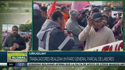 Video herunterladen: Entre huelga y paro trabajadores uruguayos rememoran Golpe de Estado de 1973