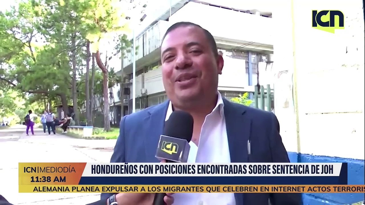 Hondureños con posiciones encontradas sobre sentencia de JOH