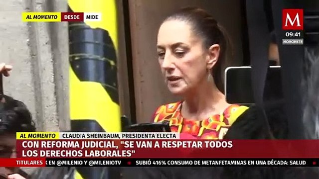 Lo que queremos es limpiar al Poder Judicial , afirma Sheinbaum
