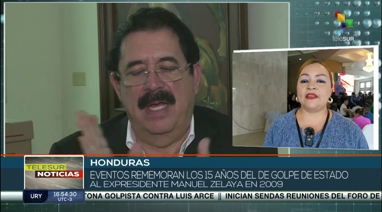 Honduras rememora 15 años del golpe de Estado a Zelaya