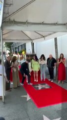 Familia de Jenni Rivera revela su estrella en el Paseo de la Fama de Hollywood
