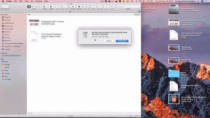 2 WAYS TO DELETE FILES & EMPTY THE TRASH ON A MAC - NEW