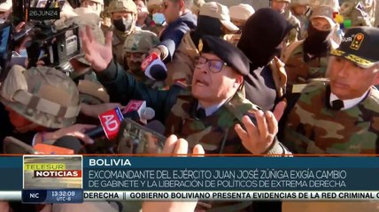 Presidente de Bolivia defendió la democracia ante intento golpista