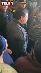 Bolivya Devlet Başkanı Luis Arce'nin, darbeci General Jose Zuniga ile hükümet sarayı girişinde tartıştığı anların görüntüleri ortaya çıktı.