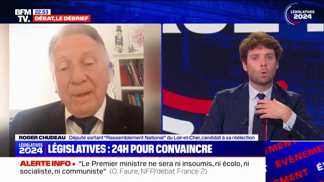 Double nationalité: pour Roger Chudeau (RN), le fait que Najat Vallaud-Belkacem a été ministre n'était pas une bonne chose pour la République