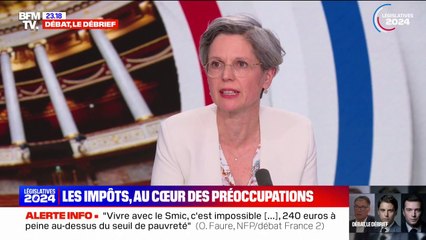 Sandrine Rousseau (EELV): "Je ne trouve pas assez ambitieux le programme du Nouveau Front populaire" en matière fiscale