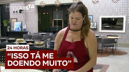 Geni fica com voz embargada enquanto desabafa sobre discussão com Any l A Grande Conquista