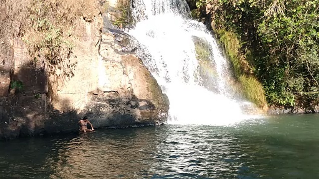 Cachoeira das Paredes, na Chapada dos Veadeiros, em São João d'Aliança-GO