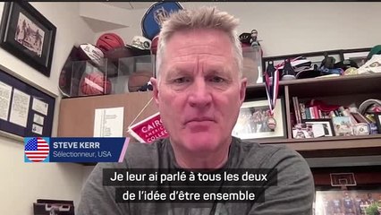 Basketball - Kerr : "LeBron et Steph Curry sont très enthousiastes à l'idée de jouer ensemble"