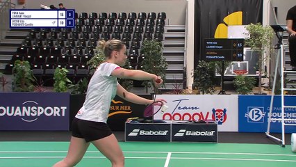 Championnats de France - Finale du double dames (Tran/Lambert - Jacob/Pognante)