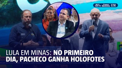Em Contagem Lula e Silveira enaltecem Pacheco