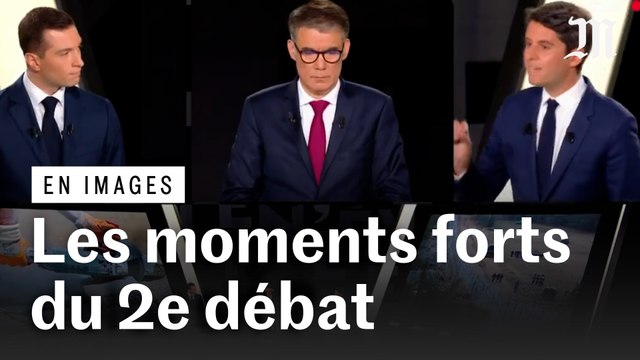 Résumé vidéo du débat entre Gabriel Attal, Jordan Bardella et Olivier Faure