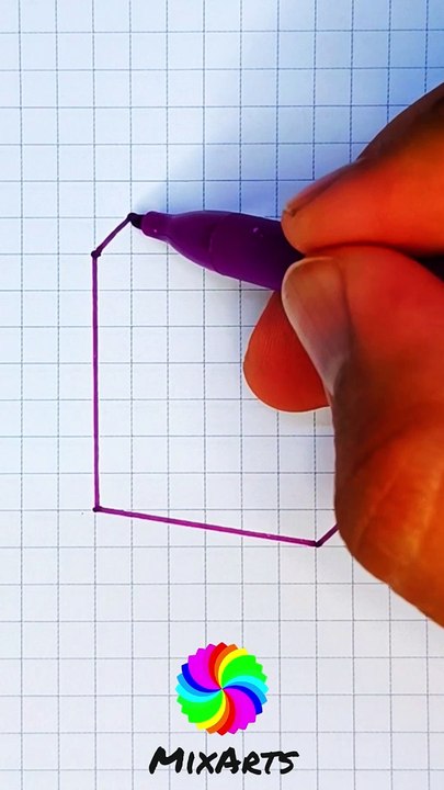 MixArts | How to Draw Aesthetic Figure Tutorial #art #3ddrawing #tutorial #aesthetic #principiante