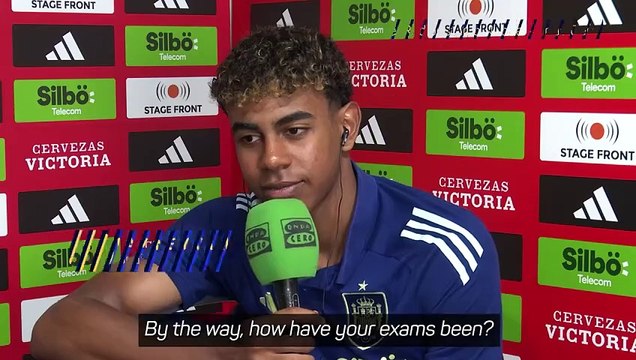Yamal finds out he passed secondary school - after Spain training!
