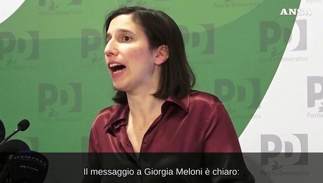 Amministrative, Schlein: Alla Meloni dico che stiamo arrivando
