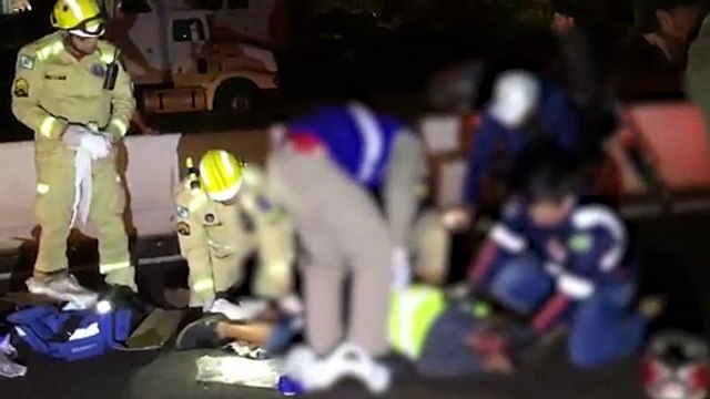Homem sofre fratura exposta e escalpelamento ao ser atropelado na PRc-467