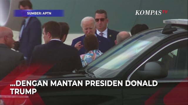 Momen Presiden Joe Biden Tiba di Atlanta Jelang Debat dengan Donald Trump di Pilpres AS