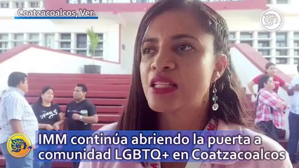 IMM continúa abriendo la puerta a comunidad LGBTQ+ en Coatzacoalcos