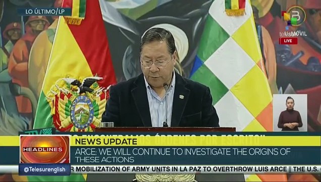 Bolivian President Luis Arce talks about his brief communication with Evo Morales