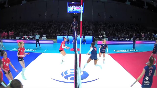 Finale de la coupe de France Femmes de volley - Mulhouse - Nantes