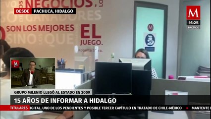 Milenio celebra 15 años de ofrecer información de calidad en Hidalgo