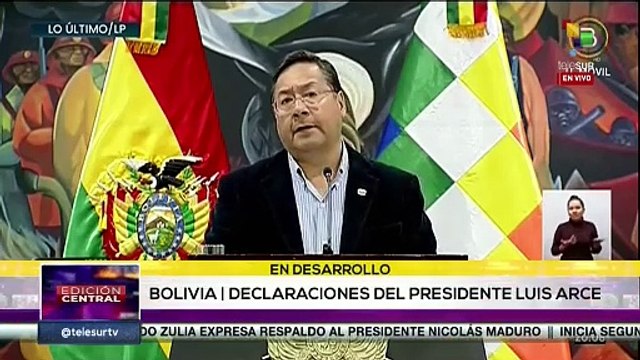 Presidente Arce destacó el heroísmo del pueblo frente al intento de golpe de Estado