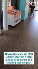 Newcastle Museum staff confront terror accused Jordan Patten - Newcastle Herald - June 28, 2024