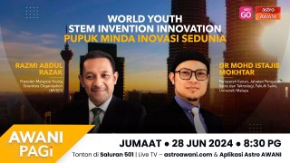 AWANI Pagi: World Youth STEM Invention Innovation pupuk minda inovasi sedunia