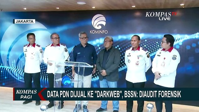 Data PDN Dijual ke Darkweb, BSSN: Diaudit Forensik